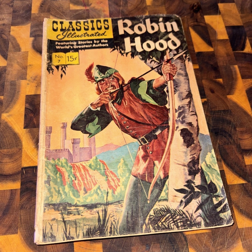 Classics Illustrated Comic: Robin Hood No. 7 Summer 1969